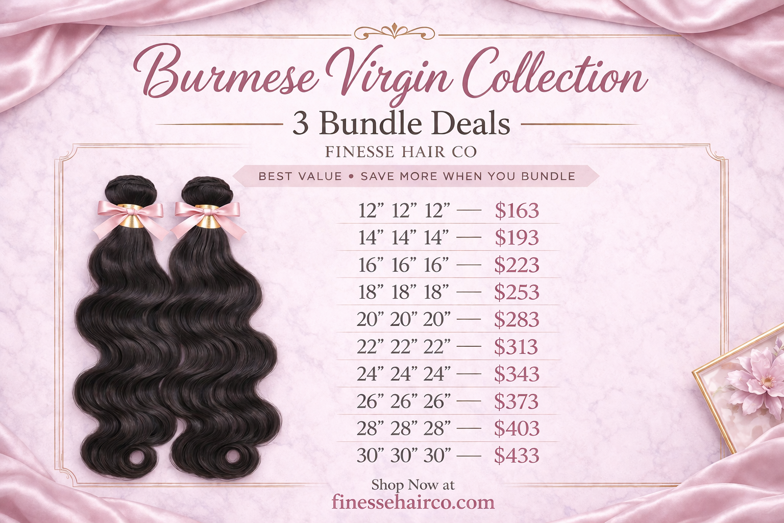 3 Bundle Deal -Same Length